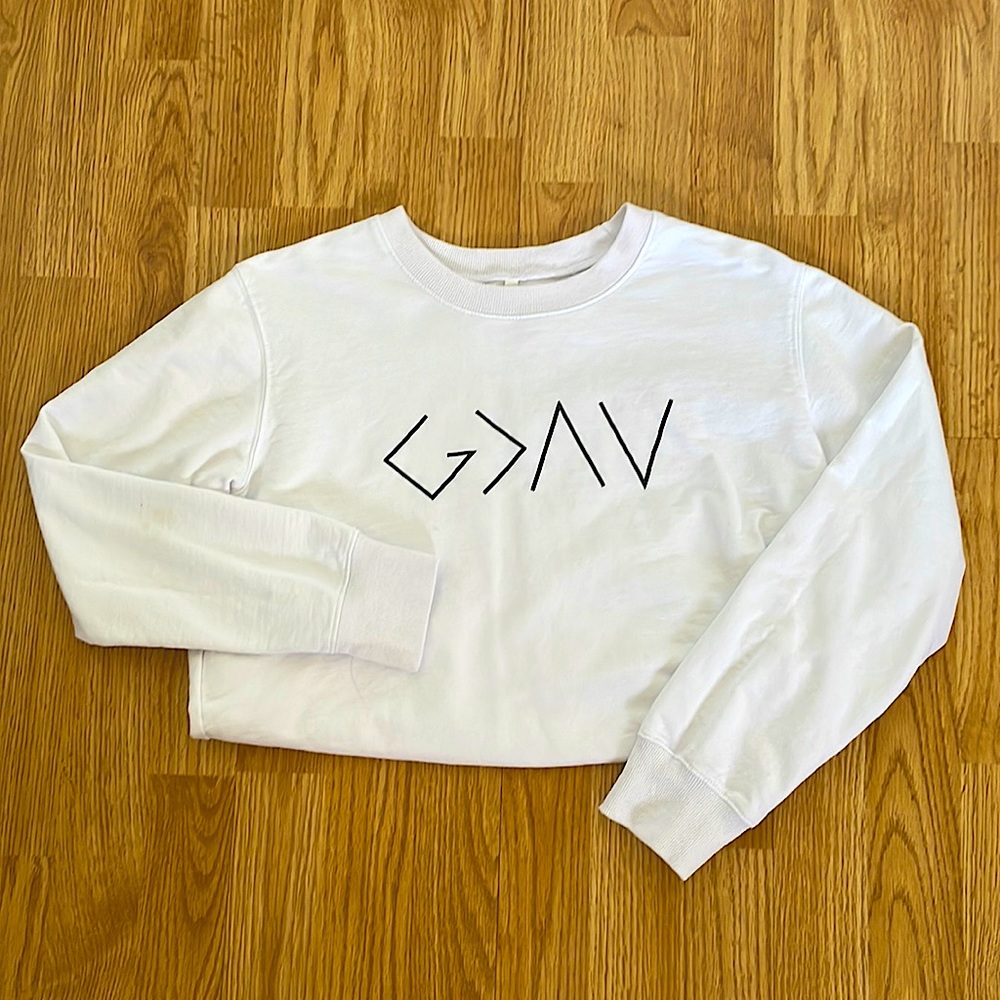 God is Greater Than the Highs and Lows Sweater